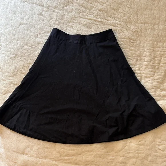 Jacob Black Cotton Blend Skirt - Picture 4 of 5